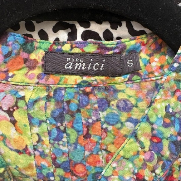 Colorful Floral Women's Tunic Top - Picture 2 of 4